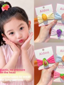 Simulated 3D Fabric Hair Tie No Damage to Hair