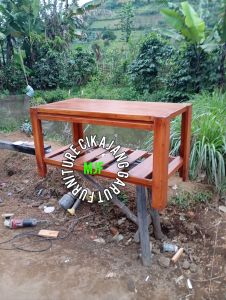 Meja tamu/meja serbaguna/meja akuarium/meja kayu minimalis