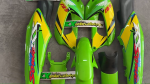 โซนิค เก่า Sonic ชุดสีตัว 1-2 ใส่ได้  สีเขียวตอง  งานสีเคลือบไม่ซีดไม่จางไว   ติดลายพร้อมประกอบ จัดส่งถึงหน้าบ้าน