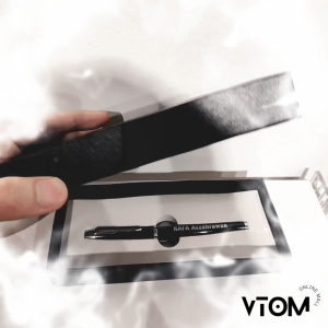 VTOM Custom Engraved Personalised Pen Gift Box Custom Name Pen Ukir Nama Corporate Gift Set Resignation Hadiah Korporat