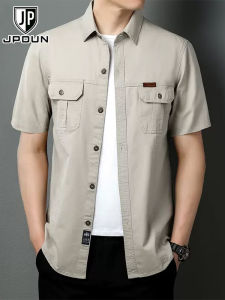 CHAFEI | Lightweight Turn-down Collar Loose Fit Business Casual Short Sleeve Shirt