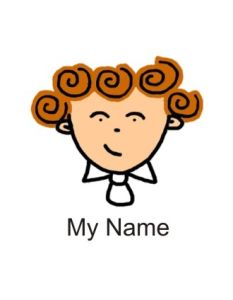 My Name (English - Custom made penmanship book with Wipeable surface)