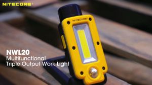 Nitecore NWL20 Multifunction Work Light - 600 Lumens - Floodlight - Spotlight - Replaceable Battery