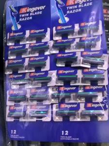 Fast shipping 24 PCS Kingever Twin Blade Razor – Twin Blade Razor 24 Pieces in 1 Pack Shaving Razor for Smooth Skin Comfortable Shave Men and Women Razor