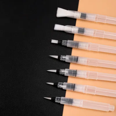 7pcs Watercolor Brush Pens Refillable Watercolor Brush Pens Water Paint Brushes For Watercolor Painting