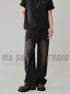 กางเกงลำลองขาตรงทรงสลิมสไตล์วินเทจที่ทนทาน ผ่านการซัก
