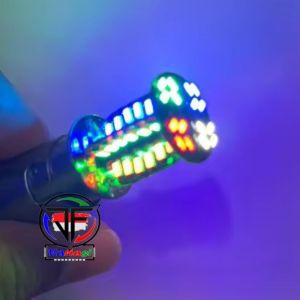 Paket Lampu Stop Rem RGBW 64 Mata Led 2 Mode Putar dan Kedip + Sen Jelly Kedip 3 Warna Led Depan Belakang Universal Wajib DC 12 Volt