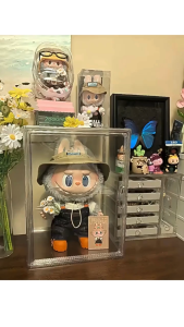 Full Transparent Acrylic Display Box Storage Box Display Rack Gundam Labubu Display Box Collection Box for Figure 手办展示盒