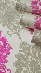 Wallpaper Stiker Dinding Ruang Tamu Motif Batik Klasik Ukuran L 45cm x P 8-9m | Dekorasi Dinding Kamar Backdrop TV