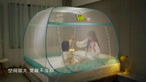 CASA Kelambu Dual Door Mosquito Net Single/Queen/King Easy installation Foldable Storage Sturdy Structure Large Space