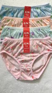 3 Pcs Cd Celana Dalam Waita Golden Nick 937 S Sablon Katun Motif Bunga Bunga Ukuran M L XL XXL