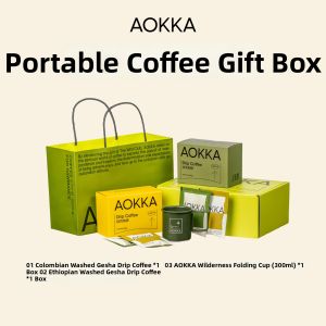 AOKKA | Premium Drip Pour-Over Geisha Coffee Kit Gift Set