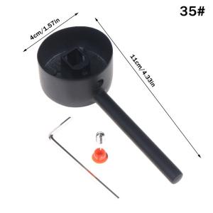 35/40 Tap Valve Replacement Part Plated Bathroom Faucet Handle