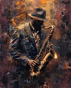 Kayou | 1000 Pcs Abstract Jazz Saxophone Puzzle Home Decor Adults Puzzle Games Family Fun Floor Puzzles Educational Toys for Kids