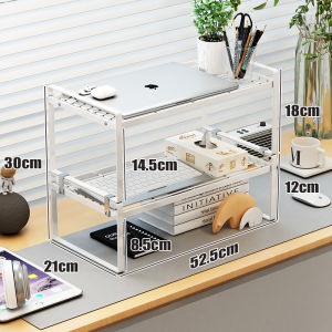 QIMAHUANGZI | Heat Dissipation Adjustable Metal Stand With Keyboard Space