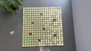 Tấm dán tường mosaic G7INOX03 mang vẻ đẹp tinh tế chịu nhiệt tốt chống thấm nước màu sắc nổi bật độ bền cao hàng sẵn ốp phòng ăn tường phòng khách phòng tắm nhà bếp khách sạn shop thời trang