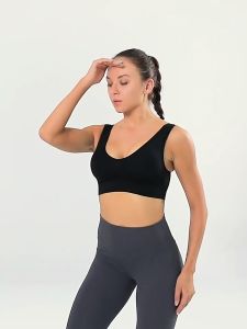 Seamless Bra Tanpa Kawat Jumbo Sports Bra Busa Push Up Olahraga Bra BH Sport Wanita Dewasa S6