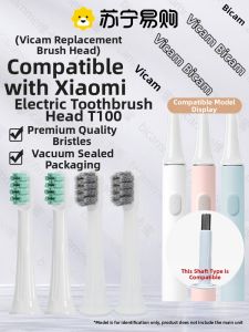 Suzhou Bicamme Adult Hardness Electric Sonic Toothbrush Head Replacement for Xiaomi Mijia T100 Mes603 Specialized 2258