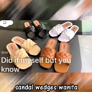 YooWoo Sandal Wanita /sandal rumah / sandal wedges baru /Fashion Korea Import Real Pict