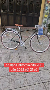 (bản 2025)Xe đạp thể thao đường phố California city 200 bản mới 21 tốc độ đủ phụ kiện