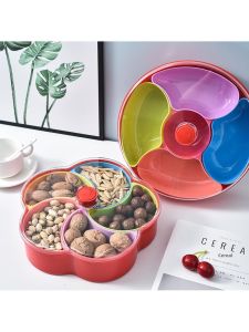 MOLORE | Rotating Divided Candy and Nut Box for New Year