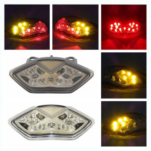 For kawasaki KLE650 Versys 650 2010-2024 E-Mark Rear Tail Light Brake Turn Signals Integrated LED Light