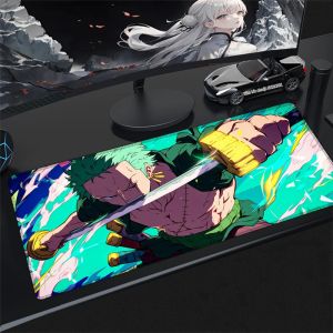 Bandai | One Piece Roronoa Zoro XXL Miếng Lót Chuột Chơi Game Cao Su Chống Trơn Trượt Để Bàn Thảm Khâu Cạnh Cho Máy Tính Game Thủ Bàn Phím Laptop
