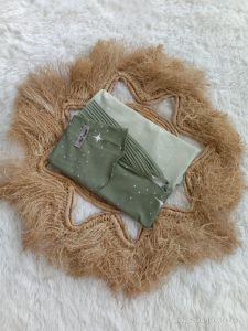 Hijab bergo pet gradasi Jersey printing by Aliya Hijab