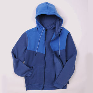 Mens Hooded Cardigan Thick Sweater Spring and Autumn Heattech Outwear Trendy Minimalism Tops Foreign Trade Original Order