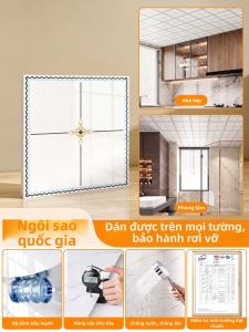 CHUSHE | Decal Tường Chống Thấm Dầu Chống Ẩm Chịu Nhiệt Độ Cao