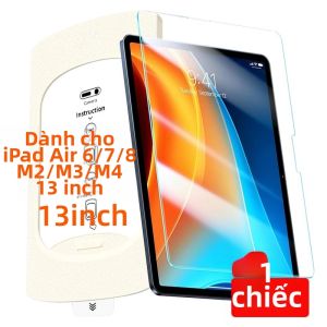 Miếng Dán Cường Lực Bảo Vệ Màn Hình iPad Air 11/13 Inch Tương Thích Với Các Mẫu M2/M3/M4 Lắp Đặt Dễ Dàng Không Bụi Màng Trong Suốt