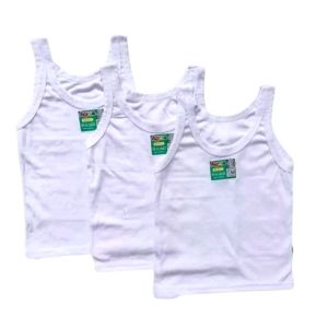 3PCS SINGLET AGREE ANAK LAKI-LAKI DAN ANAK PEREMPUAN KAOS DALAM ANAK-ANAK
