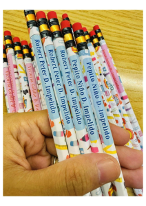 5pcs Personalized Pencil with Name Sticker Writing Pencil