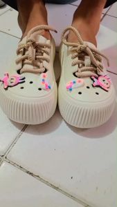 Sandal Sepatu Cewek Motif Karakter Labubu Viral Slip One 866-1P (36-41) Sepatu Wanita Korean Style