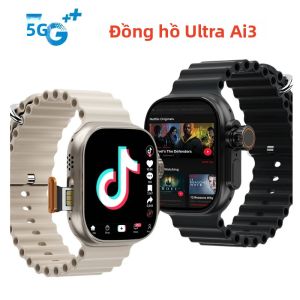 Đồng Hồ Thông Minh Microwear Ultra AI3 4G Android Với Màn Hình AMOLED HD GPS WiFi Bluetooth Camera AMOLED HD Chức Năng Theo Dõi Giấc Ngủ Và Nhịp Tim