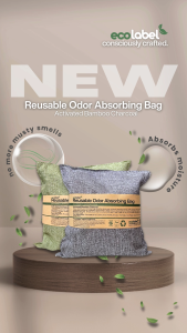 Eco-friendly Reusable Activated Charcoal Odor Absorbing Bag Air Purifier for Room Home Car Shoe Refrigerator Deodorizer