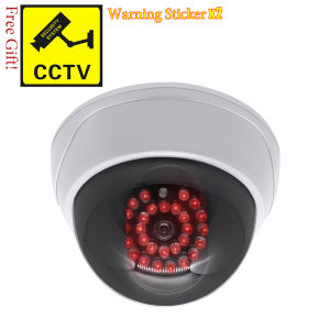 Dummy White Dome Camera Fake CCTV Camera 28pcs IR Red Leds Simulation Night Vision Scare The Thief Surveillance Security System