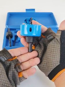 SAHABAT TEKNIK!!!!!! 16PCS Hole saw Kit Mata bor set Pelubang Kayu GYPSUM PVC Hidroponik HoleSaw Kit Set