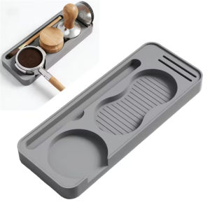 Silicone Espresso Tamping Station Non Slip Coffee Tamper Pad Multifunctional Coffee Tools Tamper Distributor Portafilter Holder