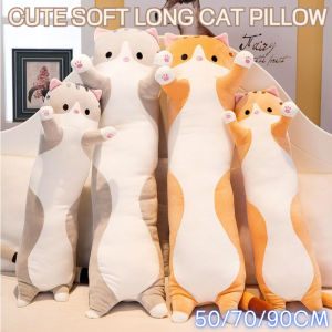 50-130CM Long Cat Plush Toy Cute Stuffed Toy Cat Plushie Pillow Children Baby Kid Birthday Gift