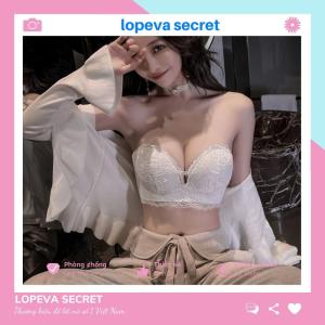 Áo lót cúp ngực chống tụt không dây ren lót su bàn tay LOPEVA SECRET AL158