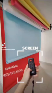 Paket Beauty Background Peper/ Kertas Ukuran 27m x5m Plus Pipa Aluminium 3m gratis Custom Lebar