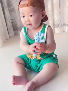 Mainan Bersuara Untuk Bayi BPA Free/ Mainan Genggam Gigitan Bayi Musik Premium/Goyangan Telapak Tangan Silikon Premium Teether Bayi Food Grade/ Silicone Rattle Teether Baby BPA Free/ Mainan Kerincingan Bayi Silikon