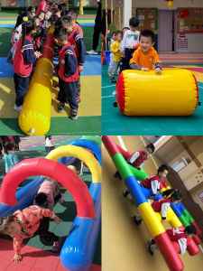 Inflatable Magic Stick Fun Sports Games Kindergarten Not Fall Forest Childrens Uniform Sense Training Props Equipment PVC Material
