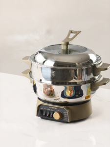 Liven | Multi-function Electric Steamer and Hot Pot Integrated Stainless Steel