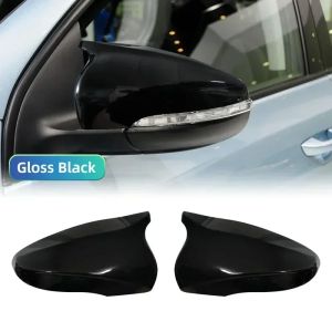 2x Carbon Fiber pattern Side Wing Mirror Cover For VW For Volkswagen Golf 6 MK6 GTI GTD 2009-2013 Side Mirror Cap Auto parts