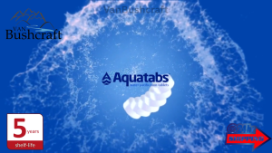 AQUATABS WATER PURIFICATION TABLET - Shelf Life 5 Years 67mg Effervescent Troclosene Sodium OUTDOOR CAMPING & SURVIVAL KIT Sold Per Tablet