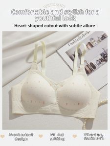 Thin Small Breast Lift Anti-sag Flower Bra