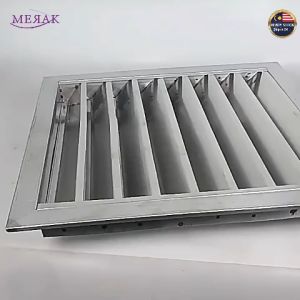 Stainless Steel Louver Exhaust Vent fan Cover Aluminum Frame Bingkai Aluminium Penutup Ekzos Keluli Tahan Karat