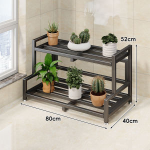 evesigar | Outdoor Multi-level Iron Flower Stand